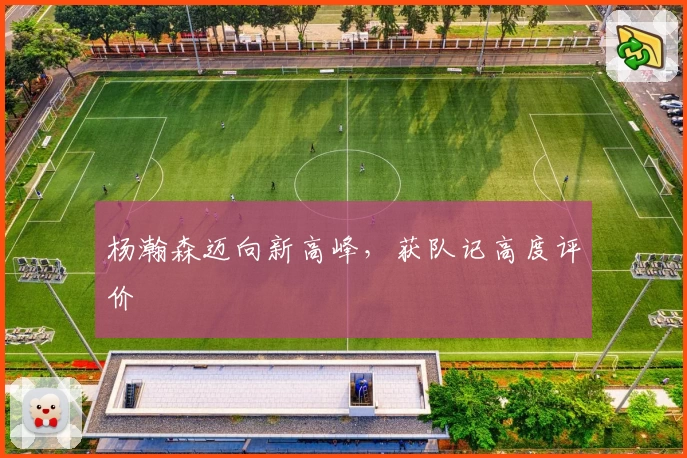 杨瀚森迈向新高峰，获队记高度评价