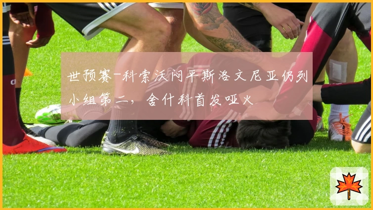 世预赛-科索沃闷平斯洛文尼亚仍列小组第二，舍什科首发哑火